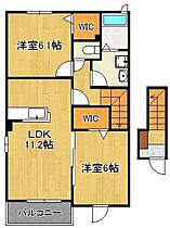 ラ・ペジーヴル  ｜ 福岡県遠賀郡岡垣町野間2丁目（賃貸アパート2LDK・2階・57.63㎡） その2