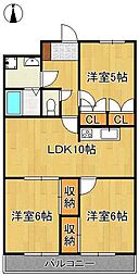間取図画像 3LDK