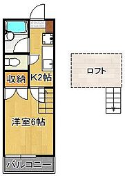 ファーボ藤原 2階/-