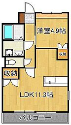 ローズガーデンII 2階