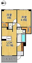 ブライトガーデンB 1階