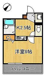 ヴィラアカデミア 2階