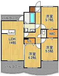 ルート本城学研台 3階
