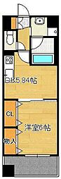フォレストビュー 1DKの間取図画像