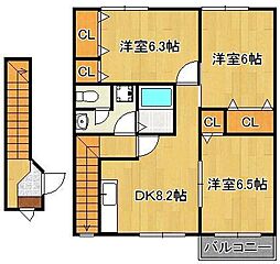 ヴィクトワール高須II 2階/-