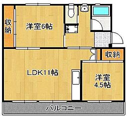 ビレッジハウス本城4号棟 3階