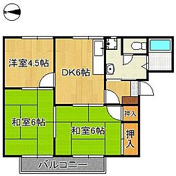 フレグランス鴨生田II 2階/-