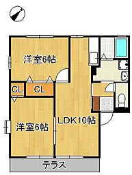 ヴィラージュＦ棟 1階/-