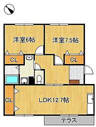 メゾンド本城A 1階/-