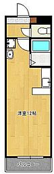 サンシティー則松 1Kの間取図画像