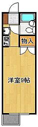 シャルム折尾 ワンルームの間取図画像