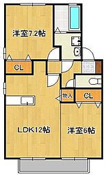 リビングタウン浅川A・B・C 2階