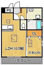 RENACE（ルネス）陣原  ｜ 福岡県北九州市八幡西区陣原1丁目（賃貸マンション1LDK・3階・35.10㎡） その2