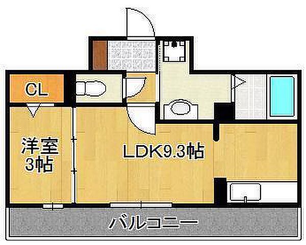 ヒルサイドテラス青山 ｜福岡県北九州市八幡西区青山3丁目(賃貸アパート1LDK・1階・33.34㎡)の写真 その2