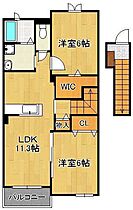 ハーバーS  ｜ 福岡県北九州市若松区藤ノ木1丁目（賃貸アパート2LDK・2階・58.21㎡） その2