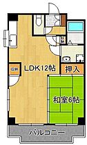 クレベール紅梅  ｜ 福岡県北九州市八幡西区紅梅1丁目（賃貸マンション1LDK・2階・44.00㎡） その2