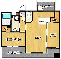 ギャラン鷹の巣  ｜ 福岡県北九州市八幡西区鷹の巣1丁目（賃貸マンション2LDK・11階・41.50㎡） その2