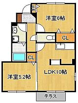 セジュール原町II  ｜ 福岡県北九州市若松区原町（賃貸アパート2LDK・1階・49.50㎡） その2