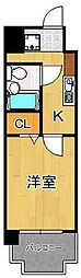 ラ・レジダンス・ド・サントゥール 1Kの間取図画像
