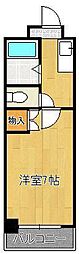 パノラマプラザ 1Kの間取図画像