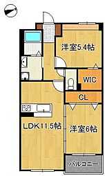 プロスペレ浜町 2階/-