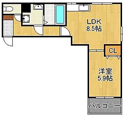 ソレイユ黒崎 2階