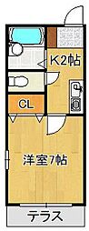 エクシヴ西園町 1階/-