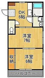 シャトレ穴生I 2階