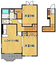 カーサ・プラシードＢ  ｜ 福岡県北九州市八幡西区大平1丁目（賃貸アパート2LDK・2階・59.28㎡） その2