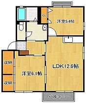 ディアス茜　Ｂ棟  ｜ 福岡県直方市大字頓野（賃貸アパート2LDK・2階・54.81㎡） その2