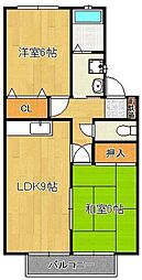 シティべール上上津役 1階/-