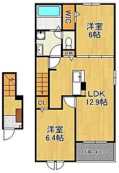 ブローテIV　Ｂ 2階
