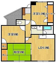 ハーモナイズ361 3LDKの間取図画像