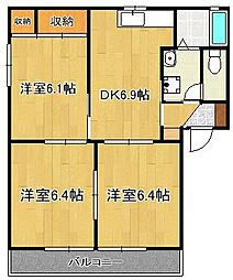 アーバンコーポ遠賀野 D棟 2階/-