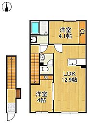仮）北九州市八幡西区町上津役西2丁目賃貸アパート新築工事 2階