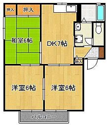 グリーンヒル永犬丸A棟B棟 1階