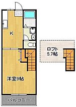 ショーンII　B棟  ｜ 福岡県遠賀郡岡垣町鍋田2丁目（賃貸アパート1K・1階・31.12㎡） その2