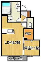 サンハイム　チサ  ｜ 福岡県直方市大字植木（賃貸アパート1LDK・1階・33.43㎡） その2