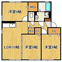 セントラル  ｜ 福岡県遠賀郡岡垣町中央台4丁目（賃貸アパート3LDK・1階・62.96㎡） その2