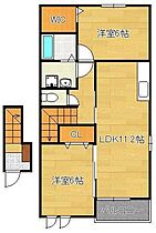 アステリア感田II  ｜ 福岡県直方市大字感田（賃貸アパート2LDK・2階・57.21㎡） その2