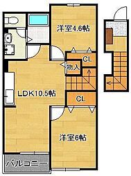 エスポワール吉田III 2階