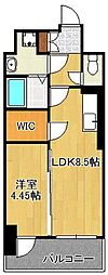 レジェンド直方二番館 1LDKの間取図画像