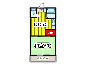 第一三好ハイツ 302 ｜ 埼玉県川口市芝中田２丁目（賃貸マンション1DK・3階・25.11㎡） その2