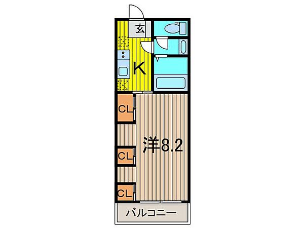 リブリ・もちの木 110｜埼玉県川口市芝富士２丁目(賃貸マンション1K・1階・27.32㎡)の写真 その2