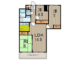 T’s garden蕨III 202 ｜ 埼玉県川口市芝中田２丁目（賃貸マンション3LDK・2階・70.00㎡） その2