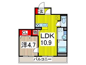 プリマベーラ戸田公園 203 ｜ 埼玉県戸田市下戸田２丁目（賃貸マンション1LDK・2階・38.45㎡） その2