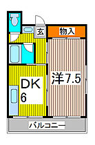 須賀第8ビル 501 ｜ 埼玉県川口市芝新町（賃貸マンション1DK・5階・33.86㎡） その2