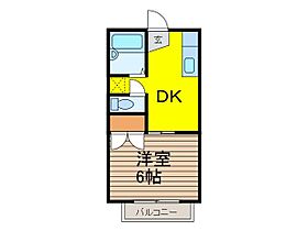 サマックス芝　D棟 105 ｜ 埼玉県川口市芝高木１丁目（賃貸アパート1DK・1階・26.03㎡） その2