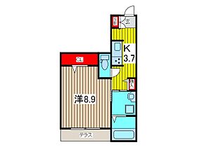 グランエスポワール 202 ｜ 埼玉県戸田市大字新曽（賃貸アパート1K・2階・31.63㎡） その2