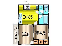 間取図画像 2DK
